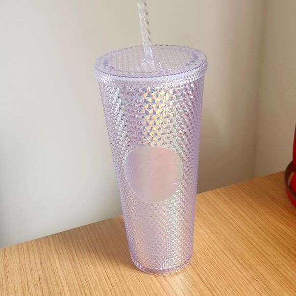 Starbucks Spring 2023 Unicorn Iridescent Studded Venti Tumbler 24oz NWT - Picture 1 of 8